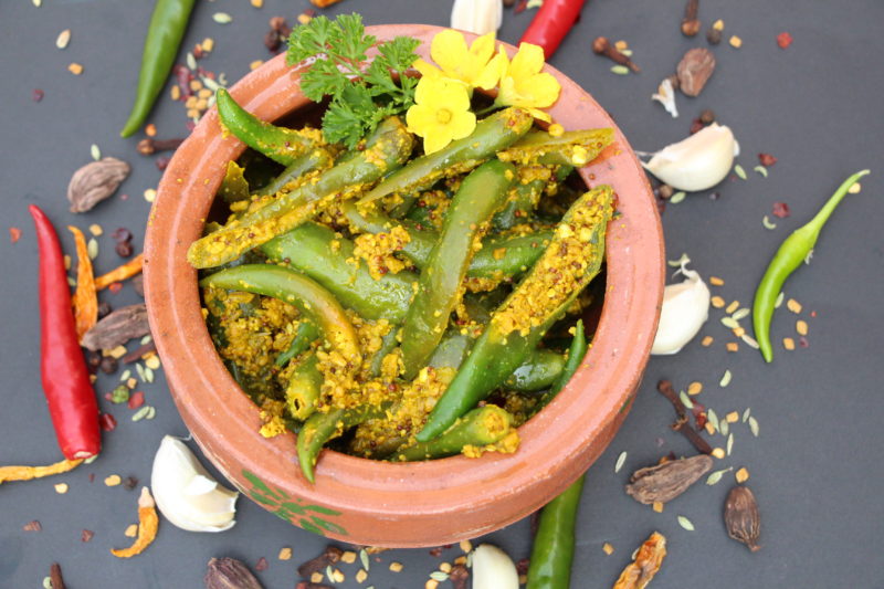 GREEN CHILLI(VINEGAR) (1 lb)